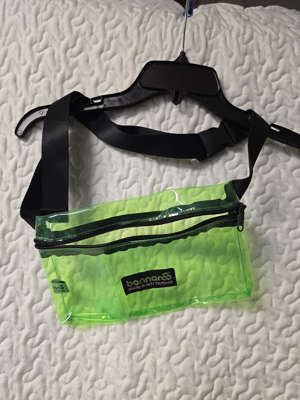 Neon Green Clear Waist Bag Fanny Pack Bonnaroo Festival